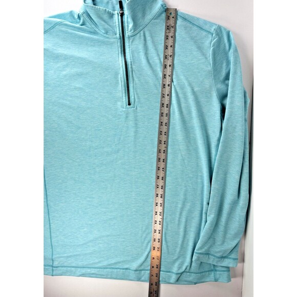 Tommy Bahama Pullover Mens XL Blue Island Zone Half Zip Performance Sweater Top - Picture 13 of 16